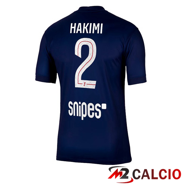 Maglie Calcio Paris PSG (Hakimi 2) Prima Blu Reale 2025/2026