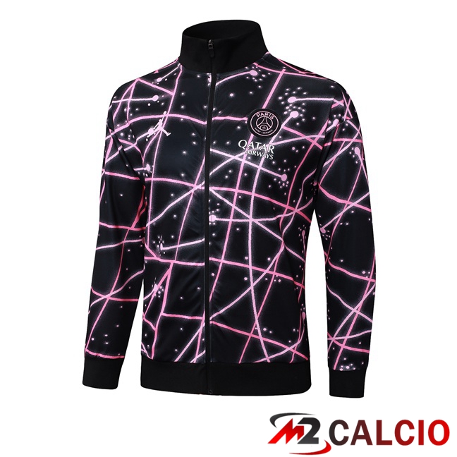 Giacca Calcio Jordan Paris PSG Nero Rosa 2025/2026