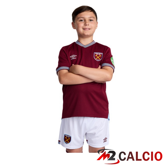 Maglie Calcio West Ham United Bambino Prima Rosso 2025/2026