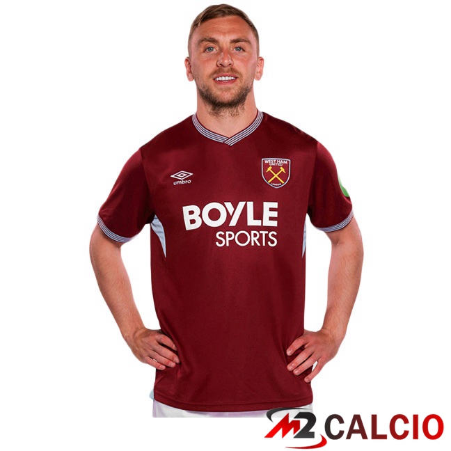 Maglie Calcio West Ham United Prima Rosso 2025/2026