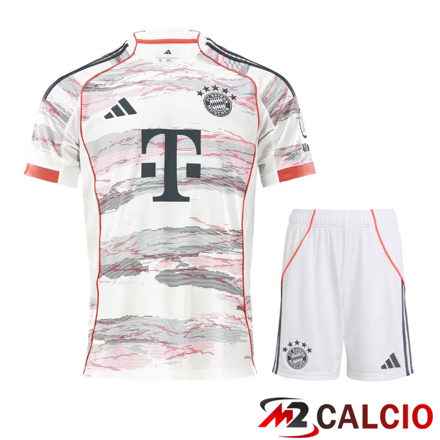 Insieme Maglie Calcio Bayern Monaco Seconda + Pantaloncini 2025 2026