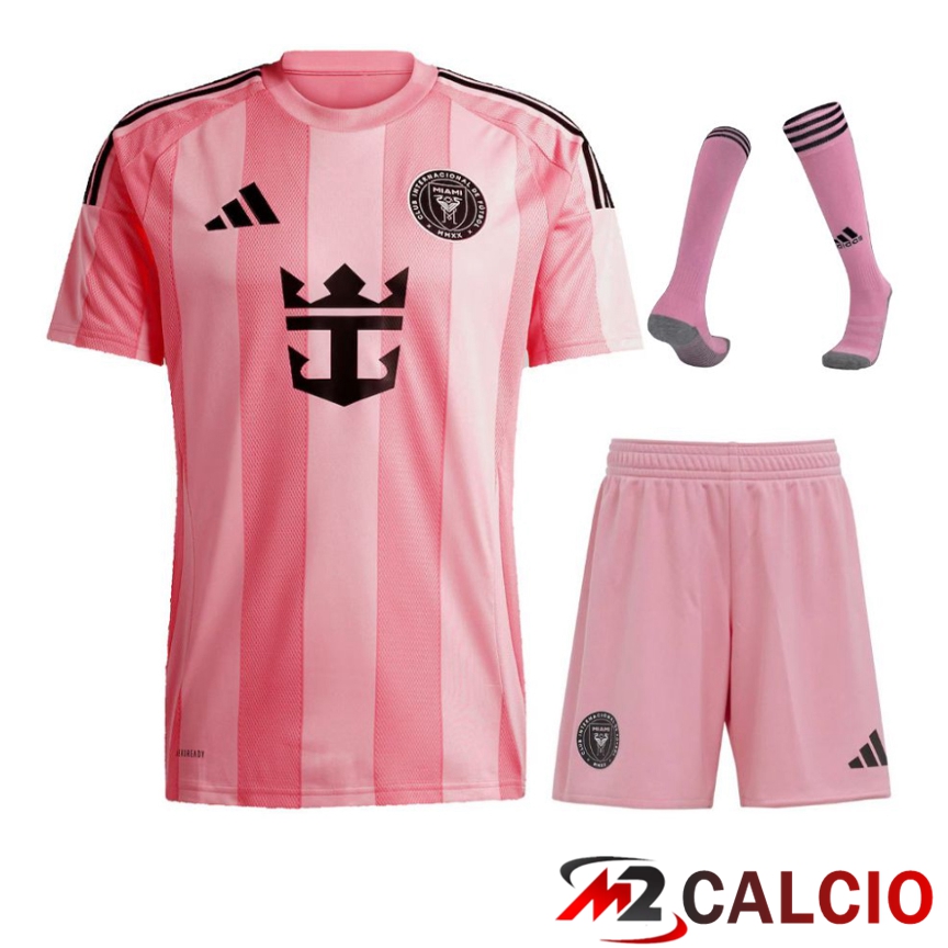 Insieme Maglie Calcio Inter Miami CF Prima (Pantaloncini + Calzini) 2025 2026