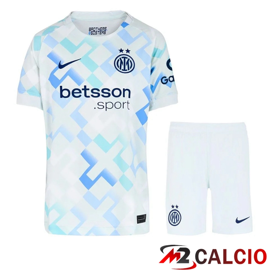 Insieme Maglie Calcio Inter Milan Seconda + Pantaloncini 2025 2026