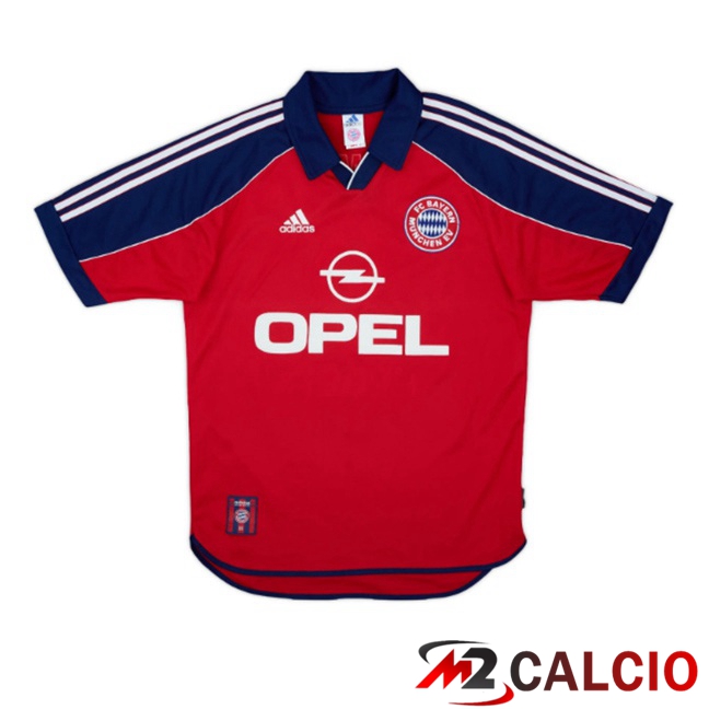Maglie Calcio Bayern Monaco Retro Prima Rosso 2000-2001