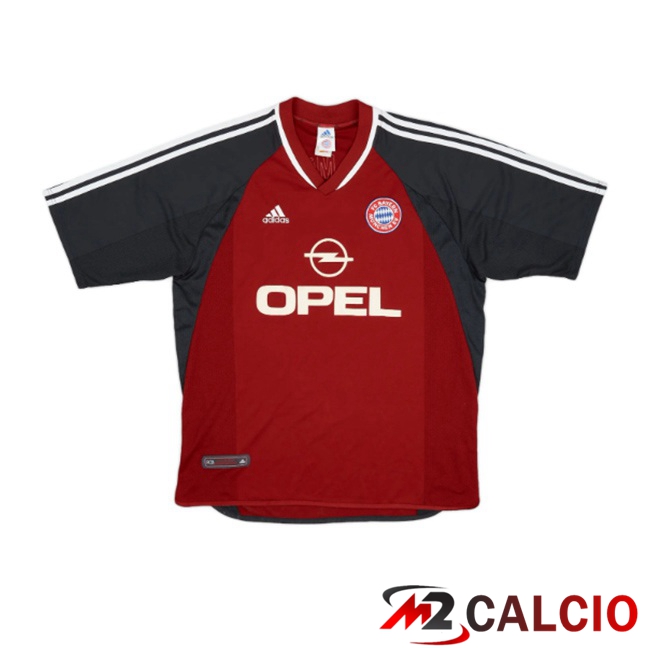 Maglie Calcio Bayern Monaco Retro Prima Rosso 2001-2002