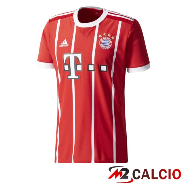 Maglie Calcio Bayern Monaco Retro Prima Rosso 2017-2018