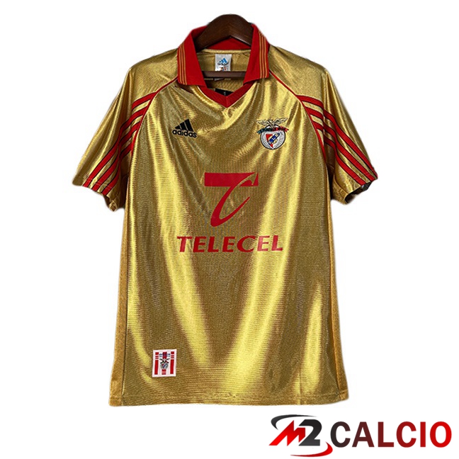 Maglie Calcio S.L Benfica Retro Seconda Giallo 1998-1999