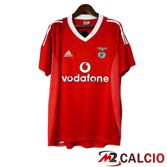 Maglie Calcio S.L Benfica Retro Prima Rosso 2002-2003