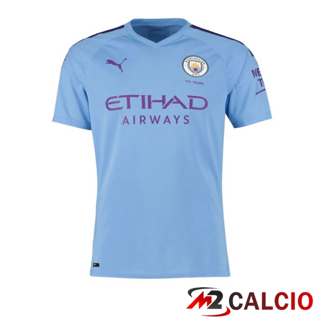 Maglie Calcio Manchester City Retro Prima Blu 2019-2020
