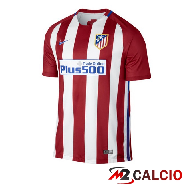 Maglie Calcio Atletico Madrid Retro Prima Rosso 2016-2017