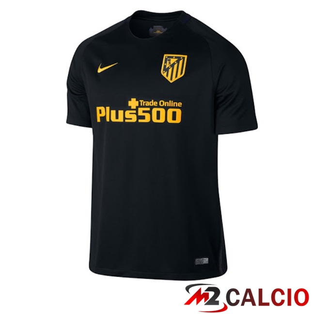 Maglie Calcio Atletico Madrid Retro Seconda Nero 2016-2017
