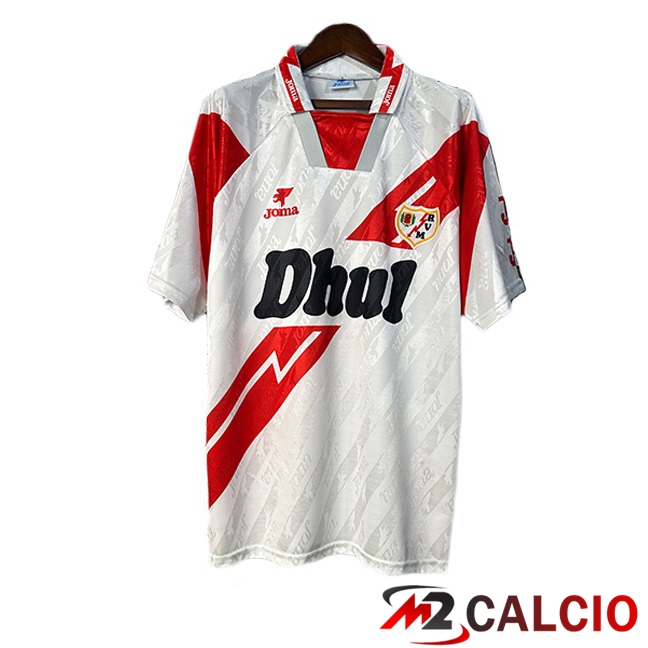 Maglie Calcio Rayo Vallecano Retro Prima Rosso Bianco 1994-1995