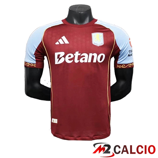 Maglie Calcio Aston Villa Prima 2025/2026  Maglie Calcio Aston Villa Prima 2025/2026