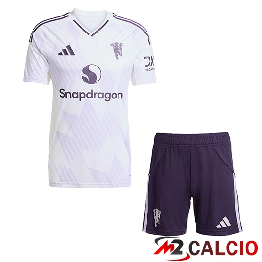 Maglie Calcio Manchester United Bambino Seconda 2025/2026  Maglie Calcio Manchester United Bambino Seconda 2025/2026