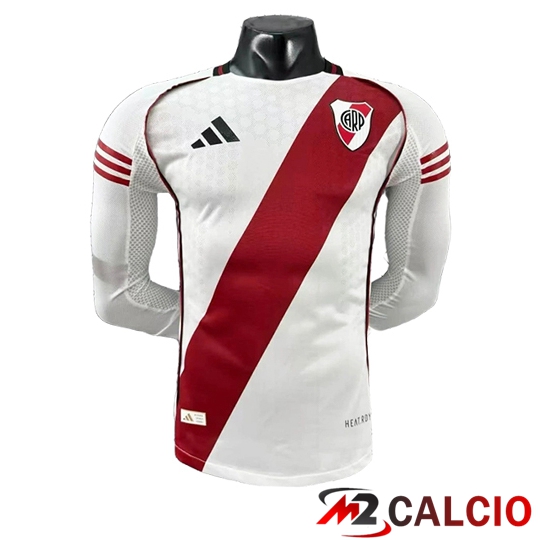 Maglie Calcio River Plate Prima Manica Lunga 2025/2026  Maglie Calcio River Plate Prima Manica Lunga 2025/2026