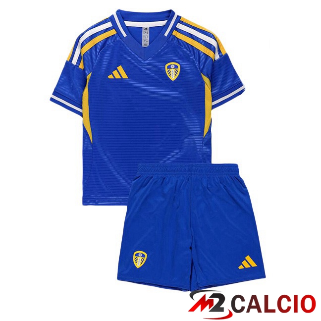 Maglie Calcio Leeds United Bambino Seconda Blu 2025/2026