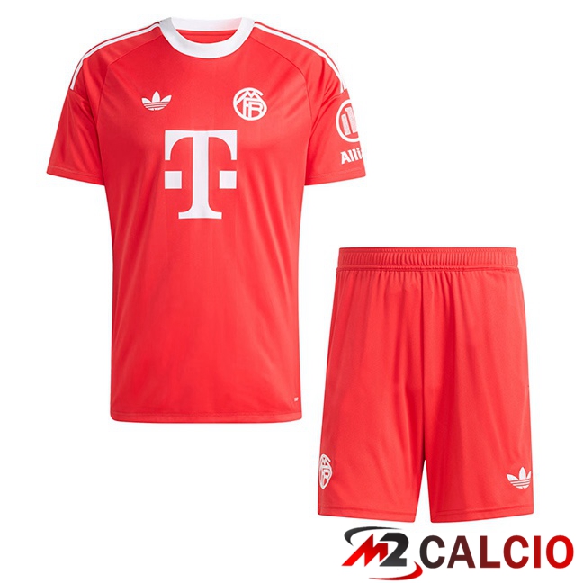 Maglie Calcio Bayern Monaco Bambino Portiere Rosso 2025/2026
