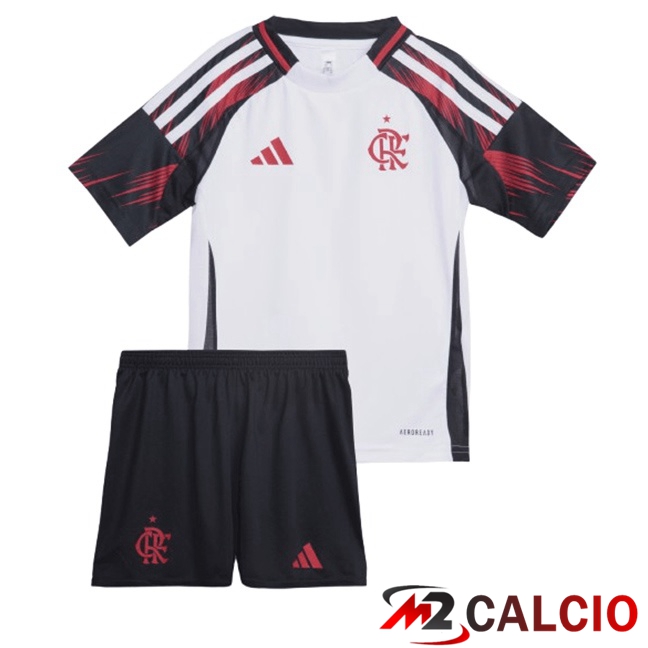 Maglie Calcio Flamengo Bambino Seconda Bianco 2025/2026
