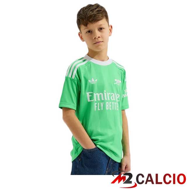 Maglie Calcio Arsenal Bambino Portiere Verde 2025/2026