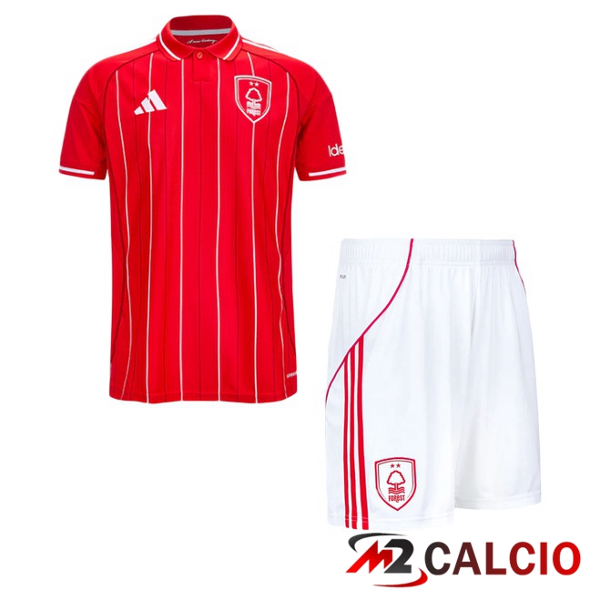 Maglie Calcio Nottingham Forest Bambino Prima Rosso 2025/2026
