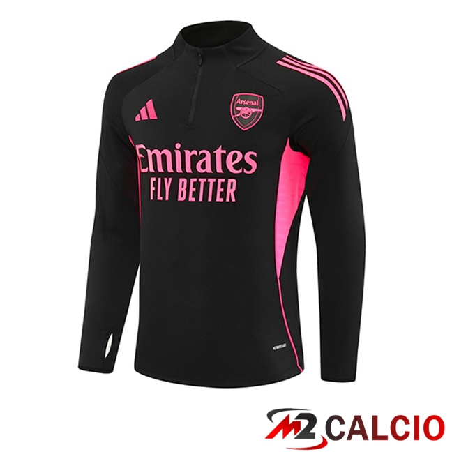 Felpa Allenamento Arsenal Nero 2025/2026