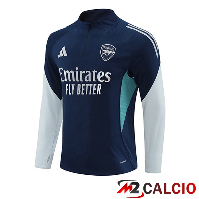 Felpa Allenamento Arsenal Blu Reale 2025/2026