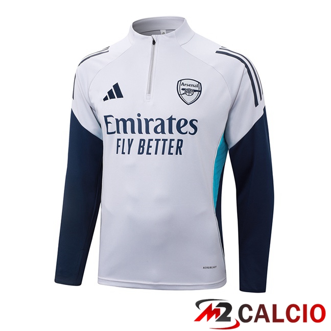 Felpa Allenamento Arsenal Bianco 2025/2026