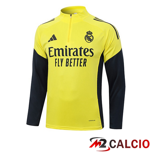 Felpa Allenamento Real Madrid Giallo 2025/2026