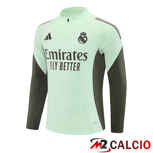 Felpa Allenamento Real Madrid Verde 2025/2026