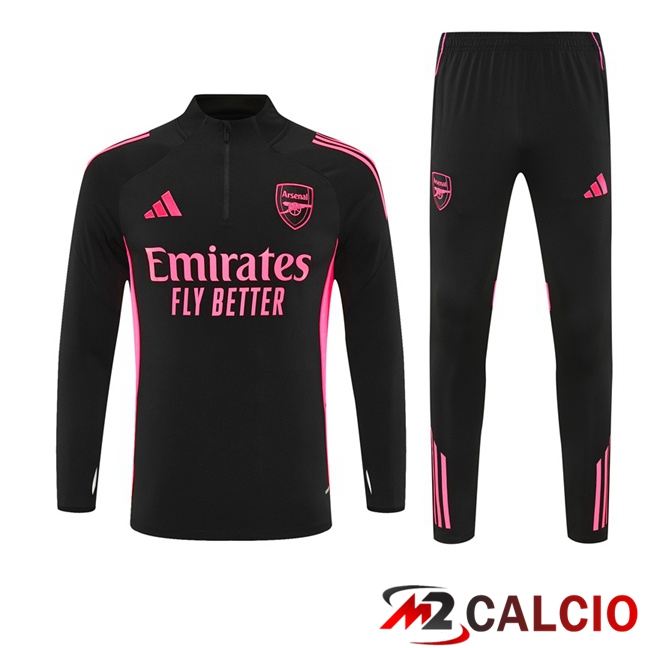 Insieme Tuta Calcio Arsenal Nero 2025/2026