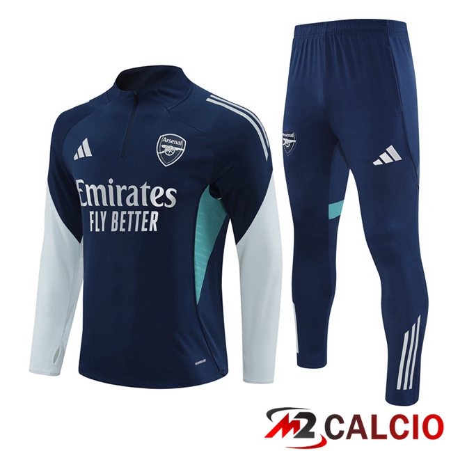 Insieme Tuta Calcio Arsenal Blu Reale 2025/2026