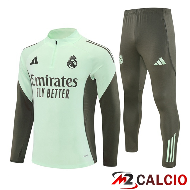 Insieme Tuta Calcio Real Madrid Verde 2025/2026