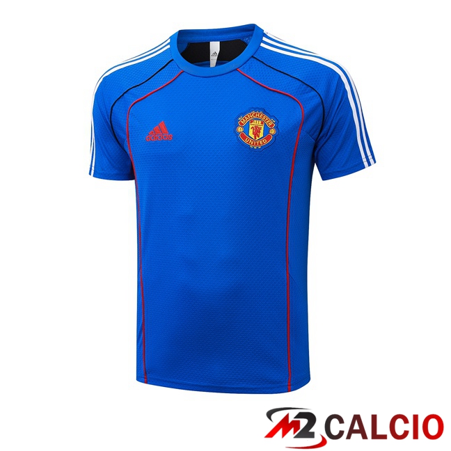 T Shirt Allenamento Manchester United Blu 2025/2026
