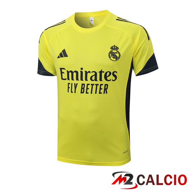 T Shirt Allenamento Real Madrid Giallo 2025/2026