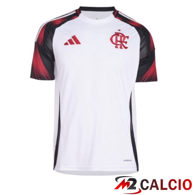 Maglie Calcio Flamengo Seconda Bianco 2025/2026