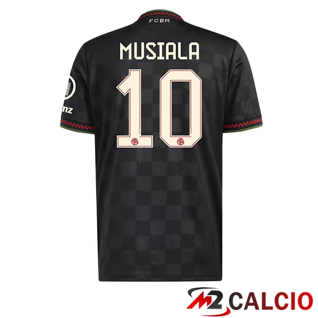Maglie Calcio Bayern Monaco (Sané 10) Terza Nero 2025/2026