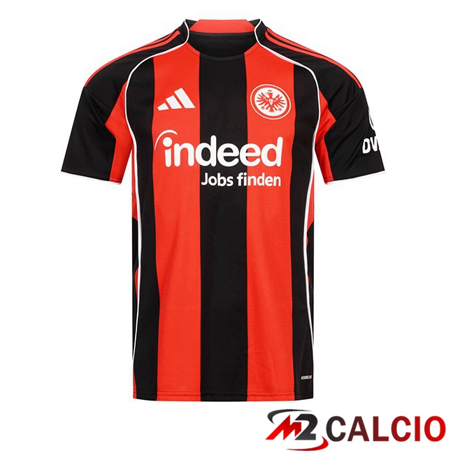 Maglie Calcio Eintracht Frankfurt Prima Bianco Rosso 2025/2026