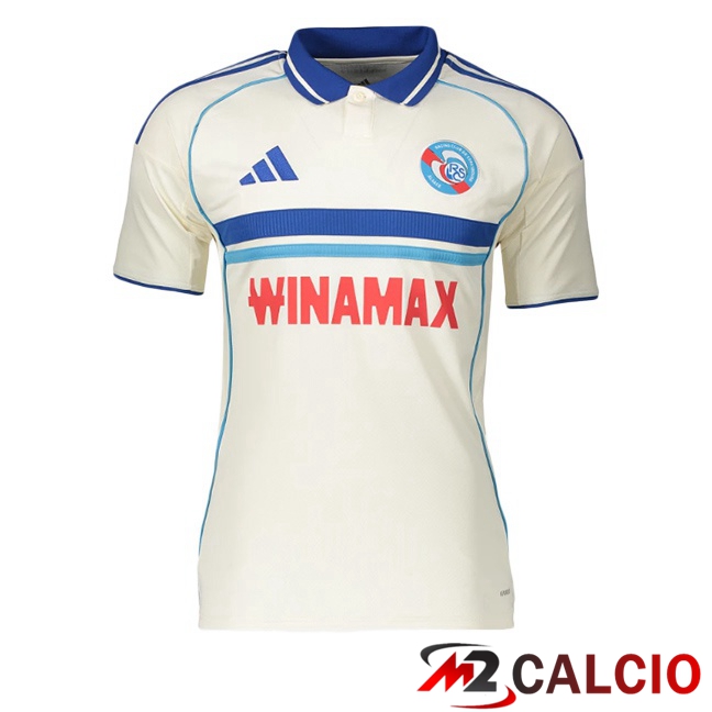 Maglie Calcio RC Strasbourg Alsace Seconda Bianco 2025/2026