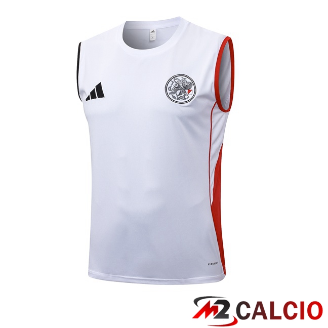 Canotta Allenamento AFC Ajax Bianco 2025/2026