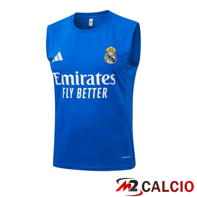 Canotta Allenamento Real Madrid Blu 2025/2026