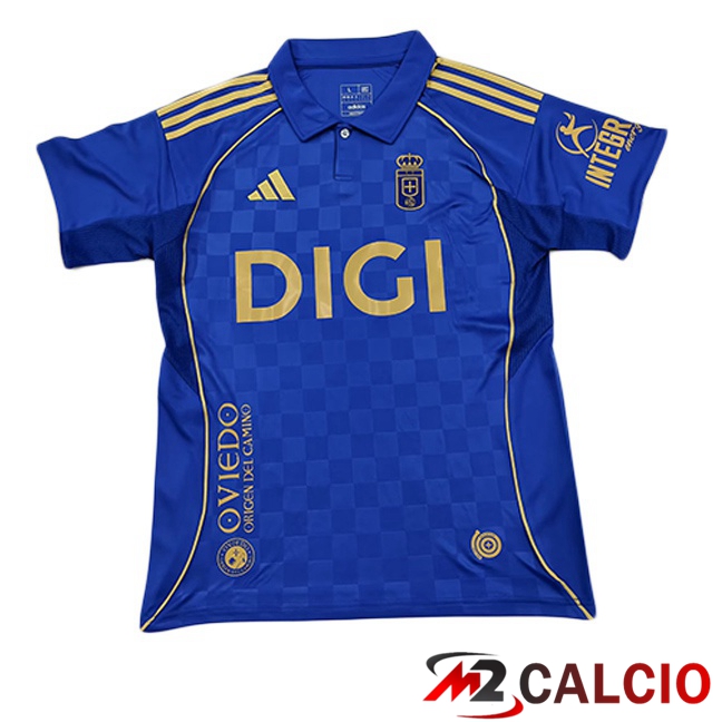 Maglie Calcio Real Oviedo Prima Blu 2025/2026