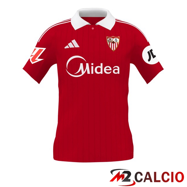 Maglie Calcio Sevilla FC Seconda Rosso 2025/2026