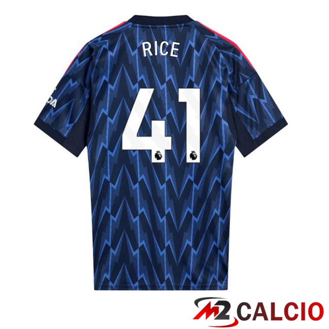 Maglie Calcio Arsenal (RICE 41) Seconda Blu Reale 2025/2026