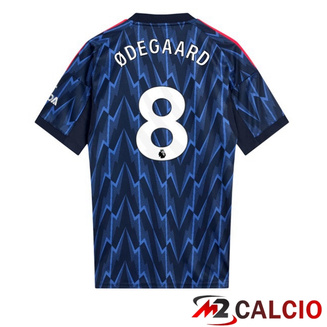 Maglie Calcio Arsenal (ØDEGAARD 8) Seconda Blu Reale 2025/2026