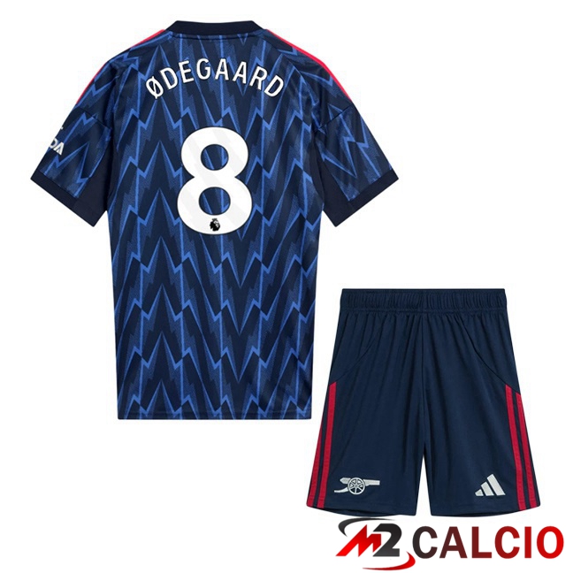 Maglie Calcio Arsenal (ØDEGAARD 8) Bambino Seconda Blu Reale 2025/2026  Maglie Calcio Arsenal (ØDEGAARD 8) Bambino Seconda Blu Reale 2025/2026