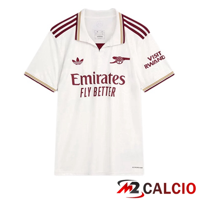 Maglie Calcio Arsenal Terza Bianco 2025/2026