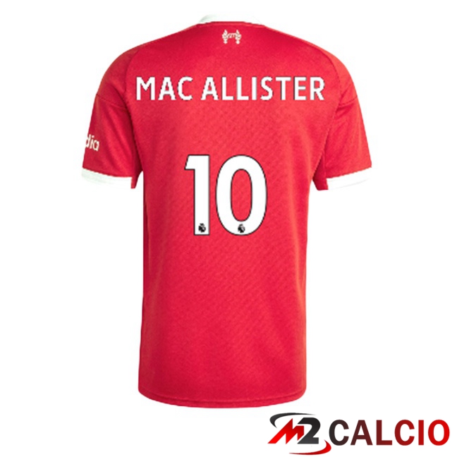 Maglie Calcio FC Liverpool (MAC ALLISTER 10) Prima Rosso 2025/2026