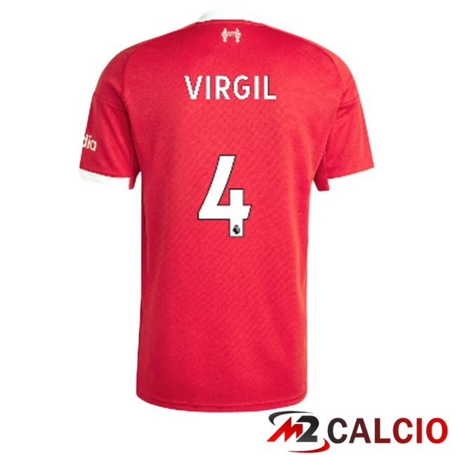 Maglie Calcio FC Liverpool (VIRGIL 4) Prima Rosso 2025/2026