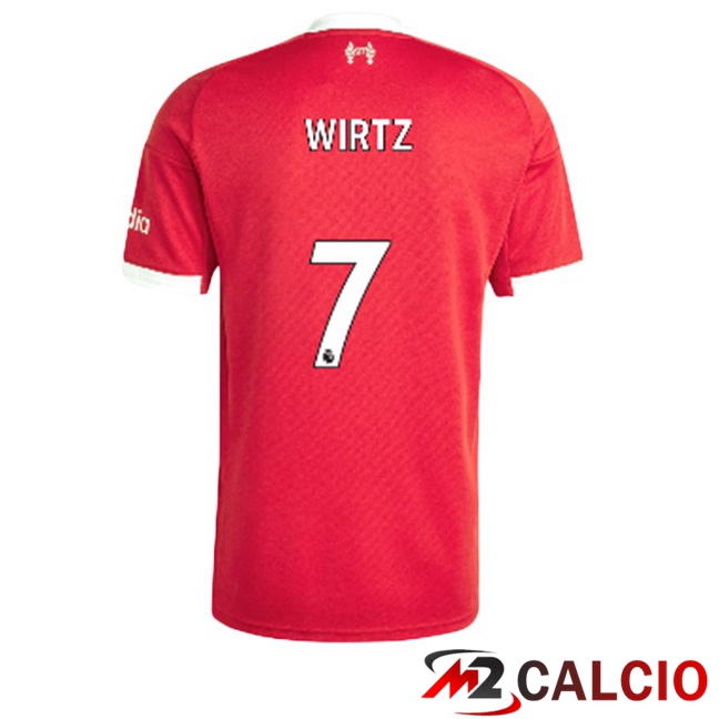 Maglie Calcio FC Liverpool (WIRTZ 7) Prima Rosso 2025/2026