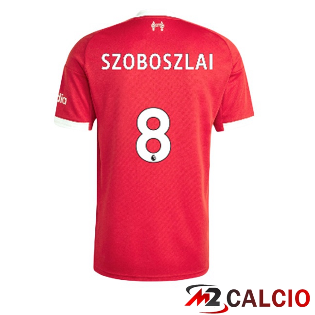 Maglie Calcio FC Liverpool (SZOBOSZLAI 8) Prima Rosso 2025/2026